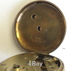 Antique 9ct Solid Gold Ladies Pocket Watch Not Working For Spares / Repair