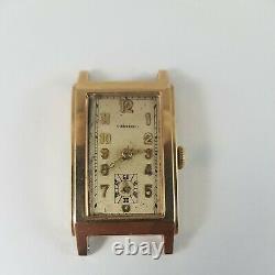Antique Cartier Tank Mans Watch, working movement, for parts only