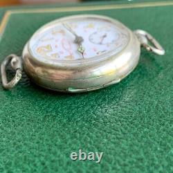 Antique Croissant Chronometre 35mm Trench Wristwatch WWI Era for PARTS / REPAIR