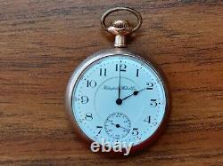 Antique Dueber Hampden Pocket Watch, 17j Doube Roller for PARTS/REPAIR