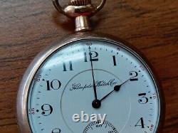 Antique Dueber Hampden Pocket Watch, 17j Doube Roller for PARTS/REPAIR