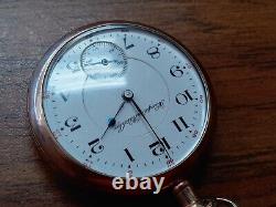 Antique Dueber Hampden Pocket Watch, 17j Doube Roller for PARTS/REPAIR