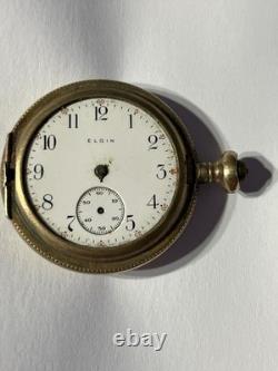 Antique Elgin Pocket Watch Non-Working Parts Repair