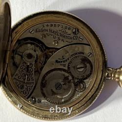 Antique Elgin Pocket Watch Non-Working Parts Repair