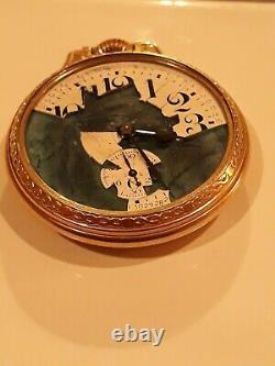 Antique Hamilton 992b Pocket Watch 1ok Goldfilled Case For Parts Or Repair