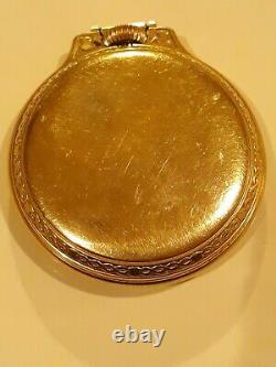 Antique Hamilton 992b Pocket Watch 1ok Goldfilled Case For Parts Or Repair