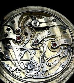 Antique Longines 2 Register Pocket Watch Chrono functions not working properly