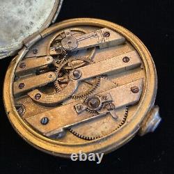 Antique M J Tobias Pocket Watch Liverpool Escapement Key Wind For Parts