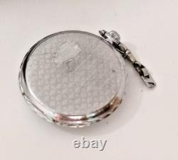 Antique Marconi Standard By Rolex Open Face Swiss Pocket Watch For Repair Parts