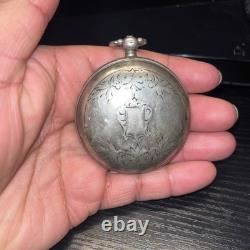 Antique Ottoman 0.800 Silver pocket watch FOR PARTS not working