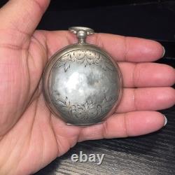 Antique Ottoman 0.800 Silver pocket watch FOR PARTS not working