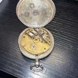 Antique Ottoman 0.800 Silver pocket watch FOR PARTS not working