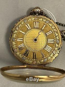 Antique Rob Roskell Liverpool Gold Pocket Watch