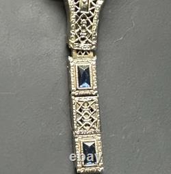 Antique Sapphire 12K Ladies Watch For Parts
