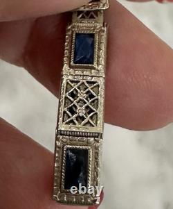 Antique Sapphire 12K Ladies Watch For Parts
