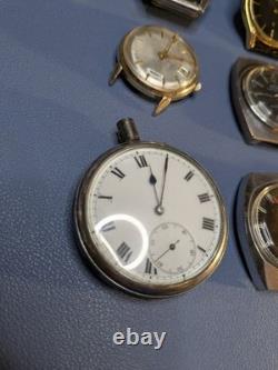 Antique to vintage watch parts lot