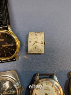 Antique to vintage watch parts lot