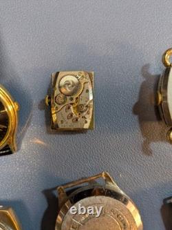 Antique to vintage watch parts lot