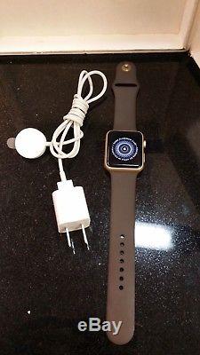 Apple Iwatch Wr-ipx7 Series 1 Rose Gold 42mm Watch As Is