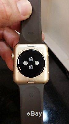 Apple Iwatch Wr-ipx7 Series 1 Rose Gold 42mm Watch As Is