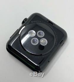 Apple Watch 42mm Black Stainless Steel Case (2015) Broken Release Button Read