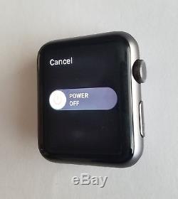 Apple Watch 42mm Space Gray Aluminum Case wt TOUCHSCREEN ISSUE & NO STRAP Read