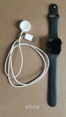 Apple Watch 5, 44MM In Space Gray Aluminum Case Cracked Screen Parts / Repair