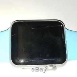 Apple Watch Nike+ Series 3 (GPS), 38mm Silver -cracked glass please read