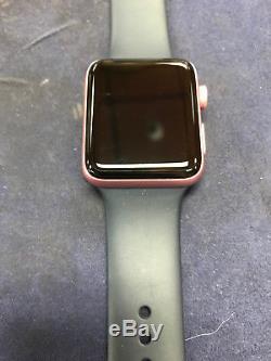Apple Watch Series 2 42mm Aluminum Case Pink With Blue Band LOCKED