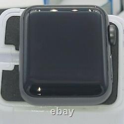 Apple Watch Series 3 38 mm Gray Case Black Aluminium Smartwatch MTF02LLA