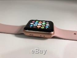 Apple Watch Series 3 38mm Gold Aluminium Case with Pink Sand Sport Band, DEMO