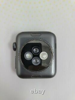 Apple Watch Series 3 38mm Gray Aluminum Cellular iCloud for Parts Good LCD