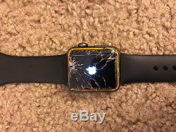 Apple Watch Series 3 38mm Gray- Cellular Cracked Screen