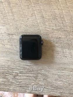Apple Watch Series 3 38mm Space Gray Aluminium Case with Black Sport Band (GPS)