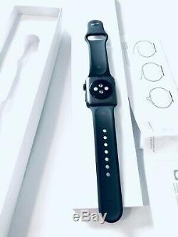 Apple Watch Series 3 38mm Space Gray Aluminium Case with Black Sport Band (GPS)