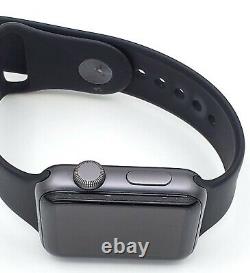Apple Watch Series 3 42mm PARTS ONLY Gray Aluminum Case A1859 MQL02LL/A GPS ONLY