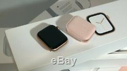 Apple Watch Series 4 40 mm Gold Aluminum Case Pink Sand Sport Band Locked As Is