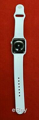 Apple Watch Series 4 44 mm Aluminum Case with White Sport Band, BAD ESN, A1976