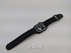 Apple Watch Series 4 44 mm Space Gray Aluminum with Black Sport Band MU6D2LL/A