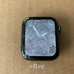 Apple Watch Series 4, 44mm, Broken Glass, Works fine, Space Grey