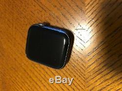Apple Watch Series 4 44mm (GPS + Cellular) Black Aluminum Case Locked A1976