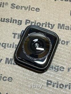 Apple Watch Series 4 44mm Space Gray Aluminum Case GPS Cellular Cracked Screen