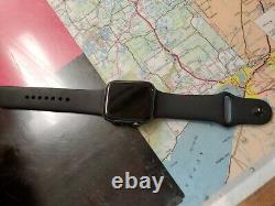Apple Watch Series 4 44mm Space Gray Aluminum Case GPS IC Locked parts Only