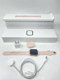 Apple Watch Series 4 Cellular Gold Sport 40mm with Pink Sport Please Read