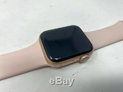 Apple Watch Series 4 Cellular Gold Sport 40mm with Pink Sport Please Read