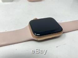 Apple Watch Series 4 Cellular Gold Sport 40mm with Pink Sport Please Read