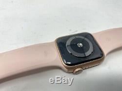 Apple Watch Series 4 Cellular Gold Sport 40mm with Pink Sport Please Read