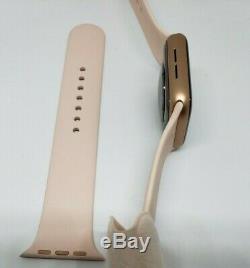 Apple Watch Series 5 44mm Gold- Aluminium with Pink Sand Sport Band PLEASE READ
