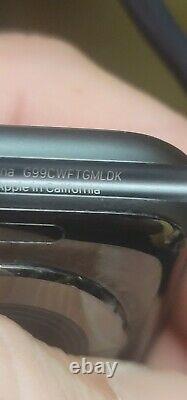 Apple Watch Series 5, 44mm LTE, Space Gray With Black Band- Excellent- IMEI issue