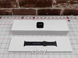 Apple Watch Series 5 44mm Space Gray Case Black Band (MWVF2LL/A) READ